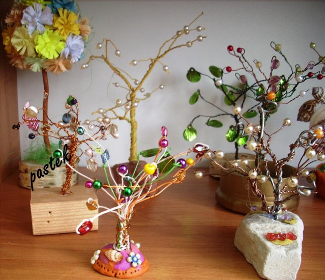 drzewko szczęścia - drzewko szczęścia - z koralików.JPG