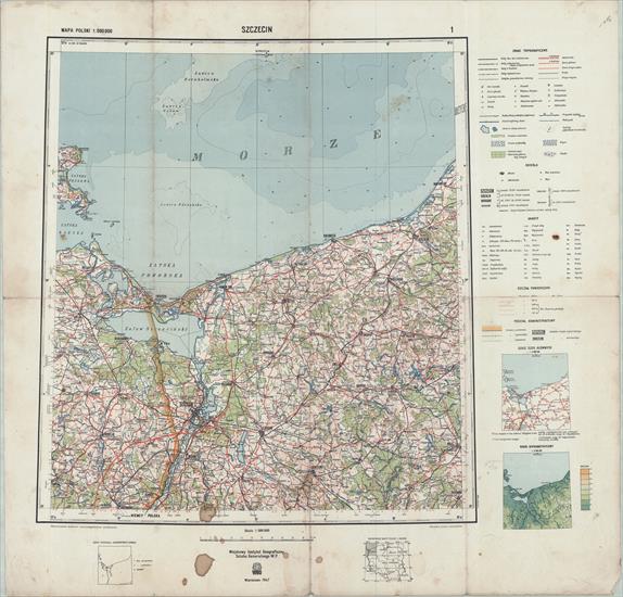 1-500000 WIG Mapa Polski 1947 - MAPA_POLSKI_1_500_000_01_SZCZECIN_1.jpg