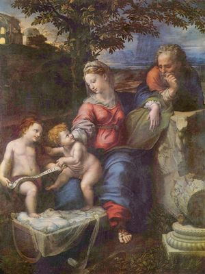 Paintings in Rome 1518-20 - Madonna pod dębem.bmp