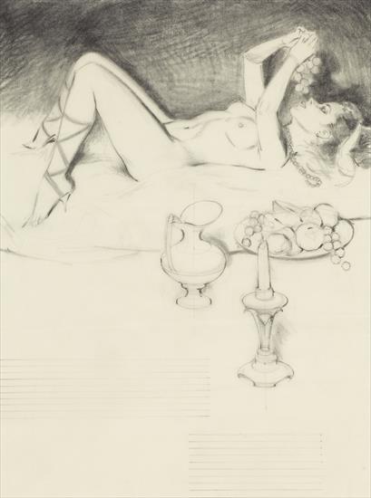 Kolekcja 3 - Fritz Willis - Reclining Nude Eating Grapes.jpeg