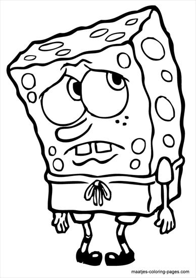 SpongeBob - spongebob - kolorowanka 30.GIF