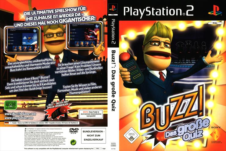 Okladki na gry ps2 - Buzz - Das groe Quiz - Cover 1-2.jpg