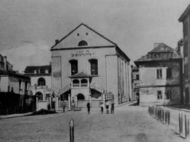 Historia Krakowa - ul. Kupa - Synagoga Izaaka.jpg