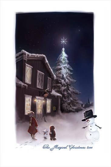 - -KARTKI SWIATECZNE NOWE - The_Magical_Christmas_tree_by_ikaa.jpg