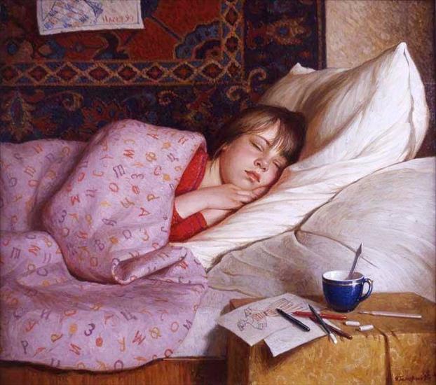  Młodzi mistrzowie malarstwa - Igor Biełkowski - Nastenka zachorowała 1995.jpg