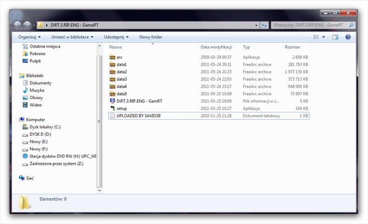  DiRT 3 2011 RIP-3,59 GB - po rozpakowaniu otrzymujemy taki folder uruchamiamy plik setup.png