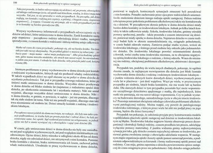 Hrynkiewicz - Odrzuceni. Analiza procesu umieszania dzieci w placówkach opieki - 180-181.jpg