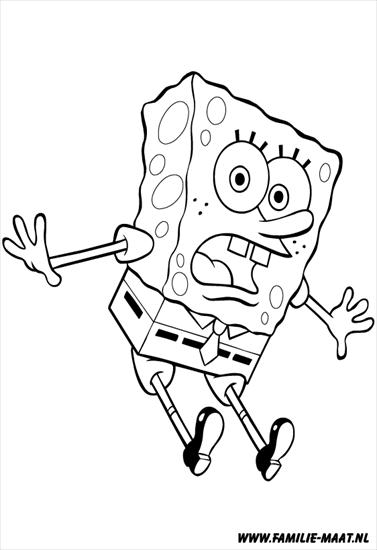 SpongeBob - spongebob - kolorowanka 90.gif