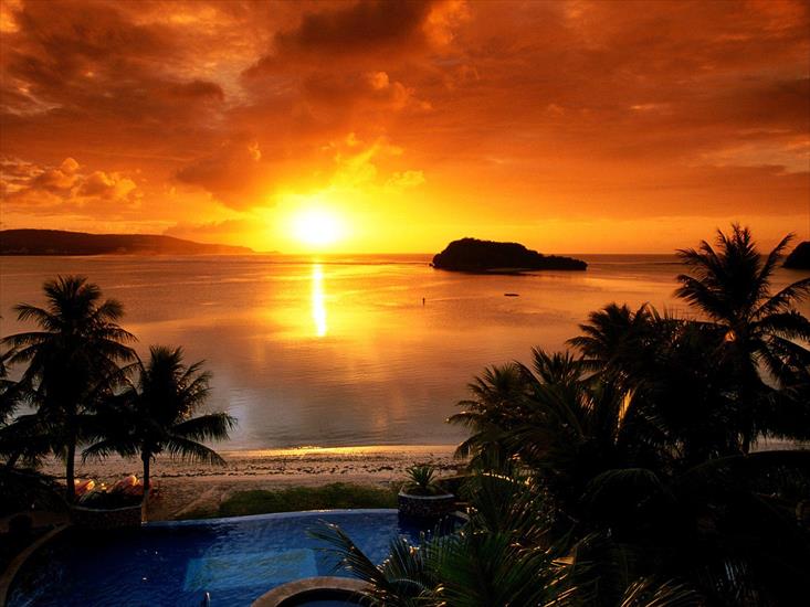 Wschody i zachody słońca - Agana Bay at Sunset, Tamuning, Guam.jpg