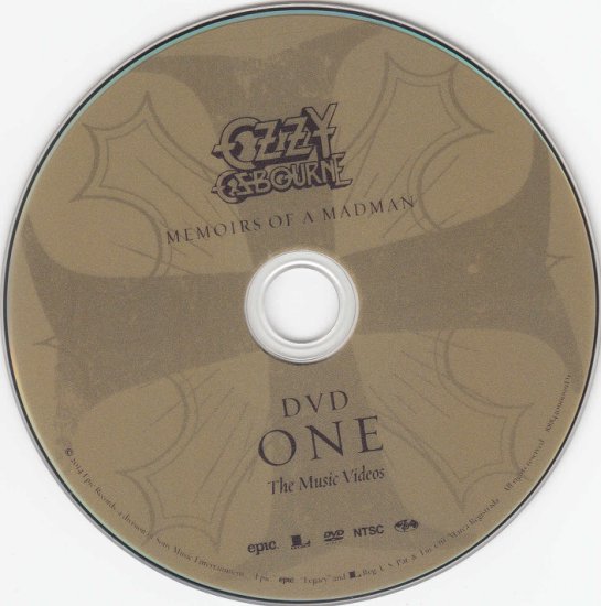 Ozzy Osbourne - Memoirs Of A Madman 2 DVDs NTSC DVDR - DVD 1 Label.jpg