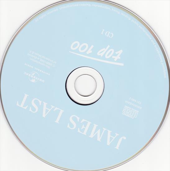 James Last - James Last - Top 100 Disc 1 - James Last - Top 100 Disc 1 label.jpg