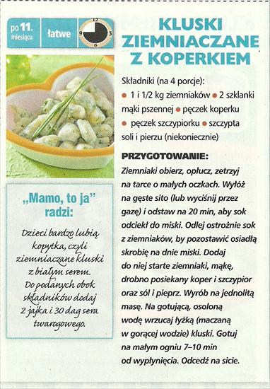 Kuchnia malucha - Kluski ziemniaczane z koperkiem.jpg