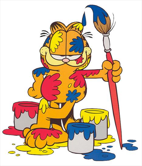 Garfield i Odie - Garfield_malarstwo.jpg