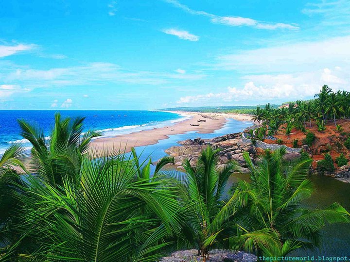 Świat jest piękny - Beautiful Coast Line, Kerala, India.jpg